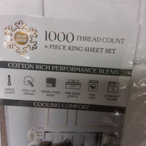 NWT King Size Sheet Set - Picture 2 of 7